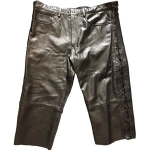 HIMALAYA Motor Bike Genuine Leather Pants. Size 46.